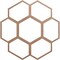 Ekena Millwork Florin Wood Fretwork Pierced Ceiling Medallion, Wood (Paint Grade), 18"OD x 6 3/8"ID x 3/8"T CMWP18X18X0375FOMF - alternate 1